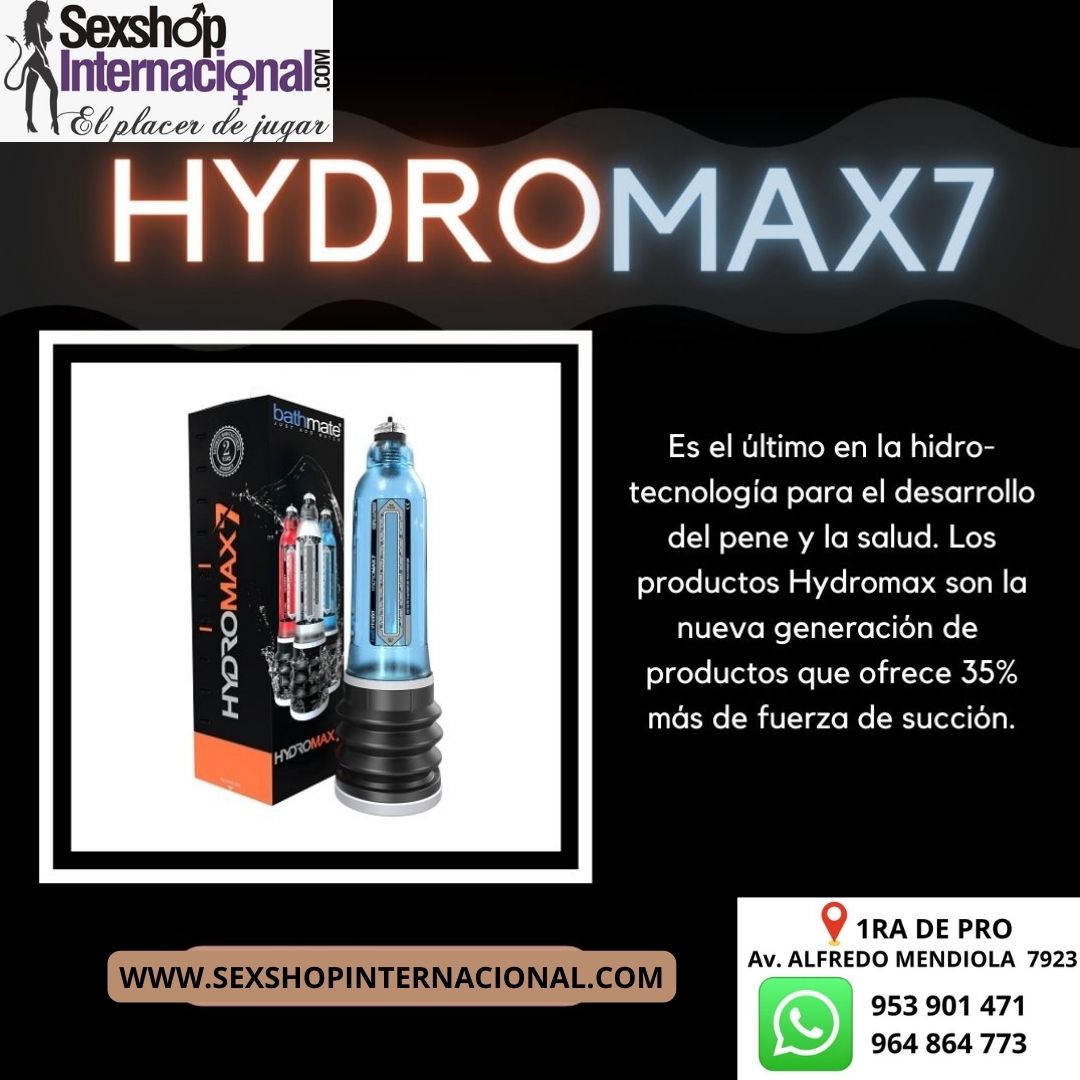 HIDROMAX7 AUMENTA EL TAMAÑO DE TU MIEMBRO 